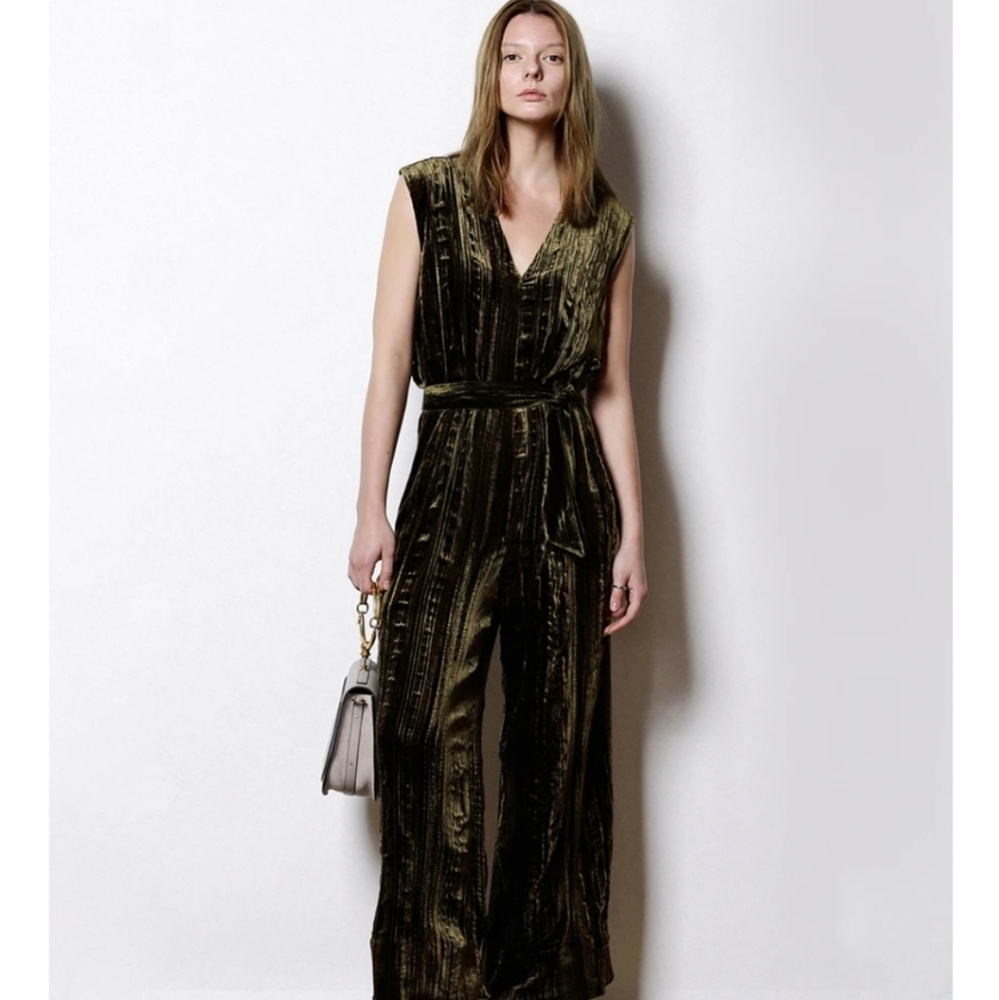 CAARA Olive Jumpsuit NWT small